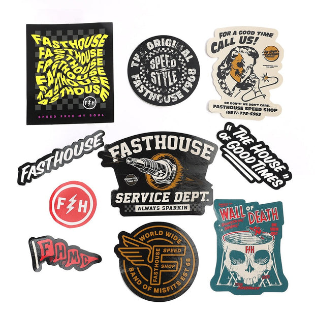 Fasthouse Spring 24 Decal 10-Pack