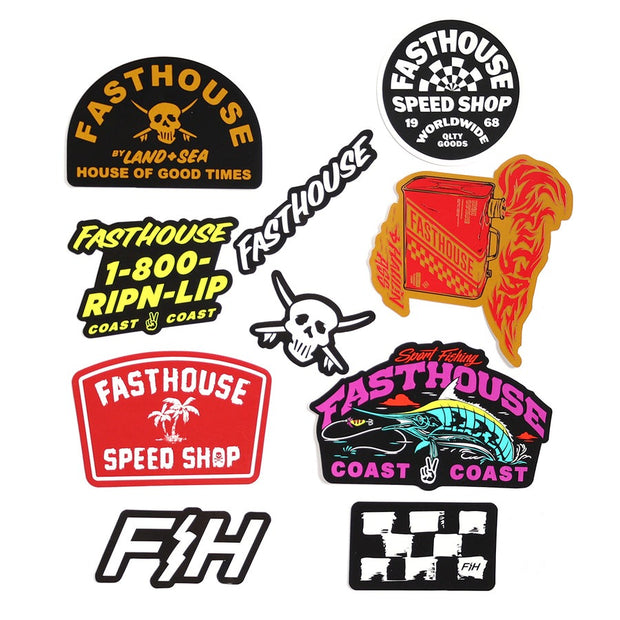Fasthouse Summer 24 Decal 10-Pack