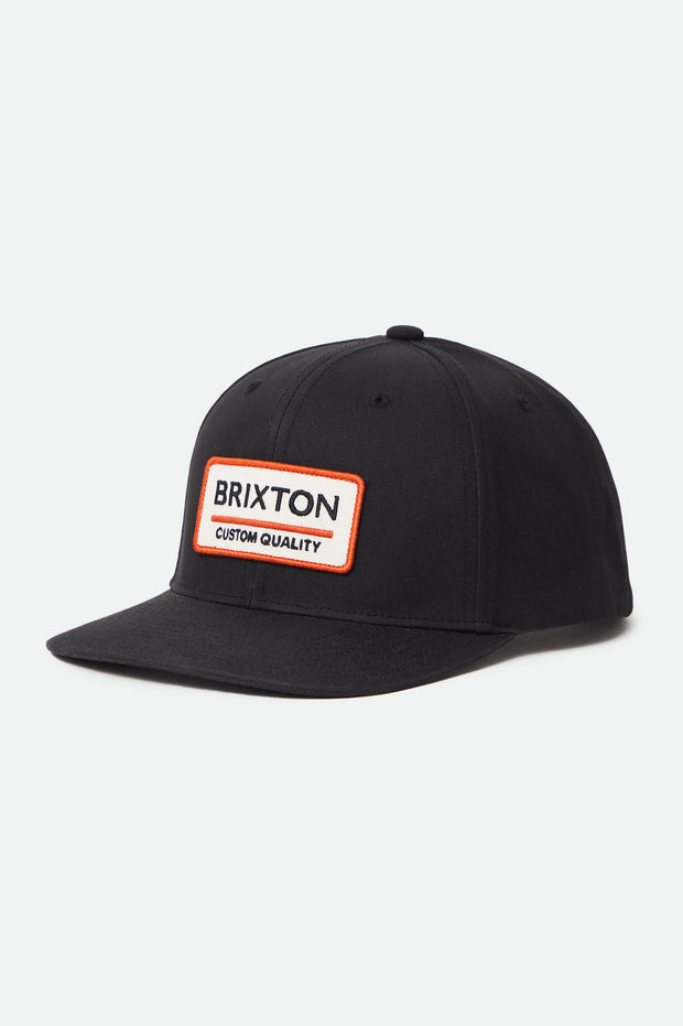 Brixton Palmer Proper X MP Snapback - Black