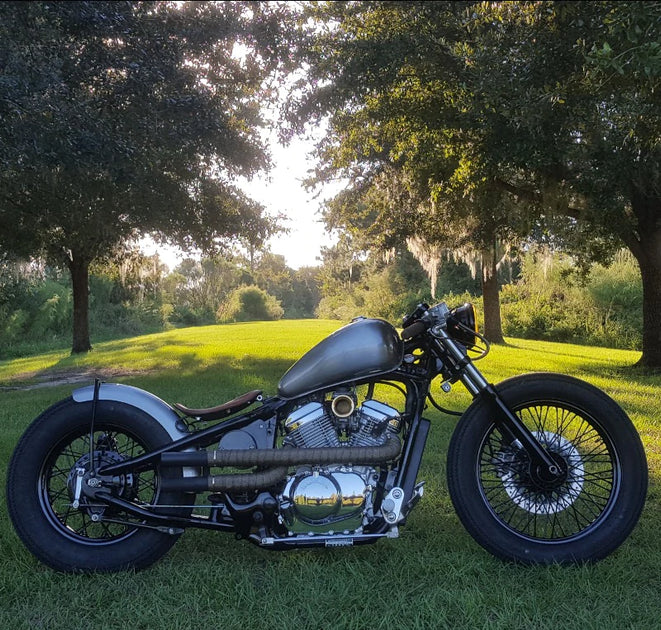 TJ Brutal Shotgun Exhaust Pipes Honda Shadow VT/VLX 600 Black