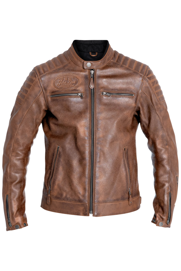 CLOSEOUT John Doe Dexter Leather Jacket - Brown