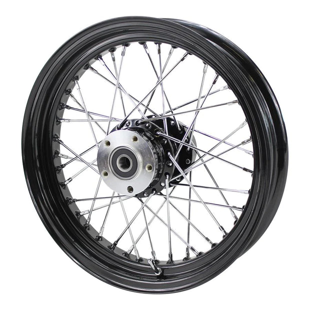 Moto Iron Black Rear 40 Spoke Wheel 16"X3"