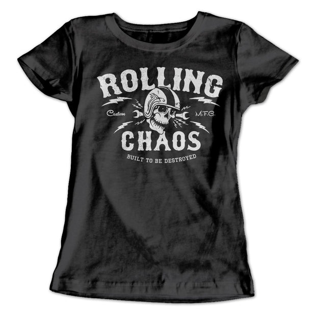 Rolling Chaos Ladies Classic Logo Tee