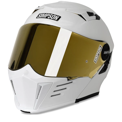 Simpson MOD Helmet White Perth County Moto