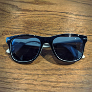 Perth County Moto Sunglasses - Black/White