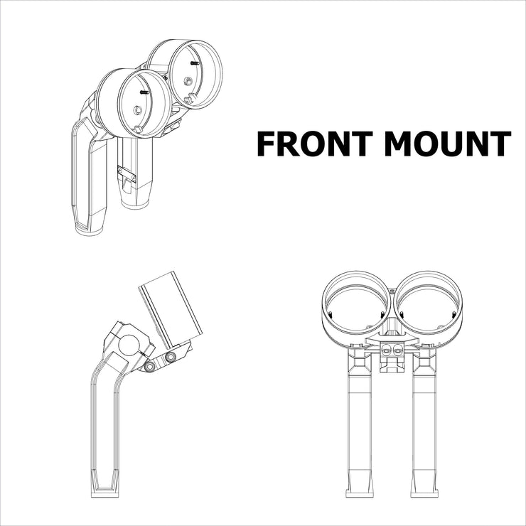 OG Dual Billet Gauge Pods