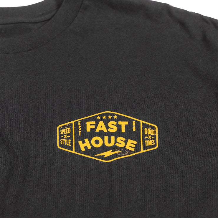 Fasthouse Station Tee - Black