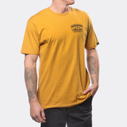 Fasthouse Wedged Tee - Vintage Gold