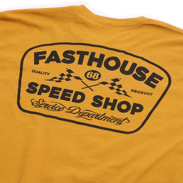 Fasthouse Wedged Tee - Vintage Gold