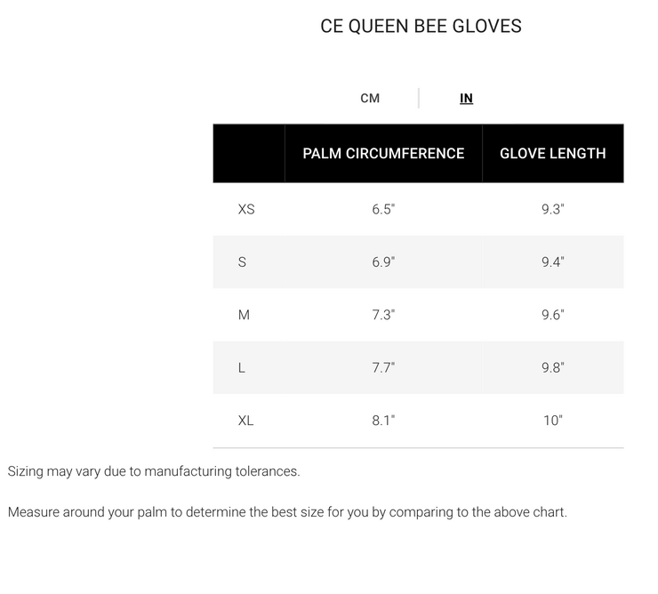 Black Arrow Queen Bee Motorcycle Gloves