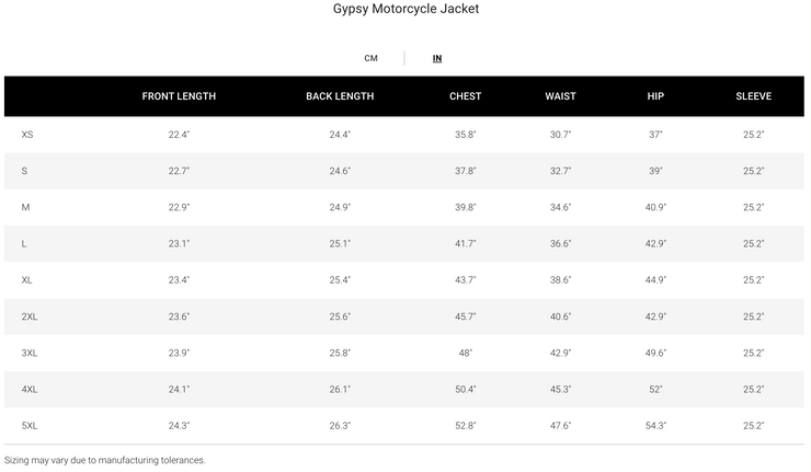 Black Arrow Gypsy Motorcycle Jacket