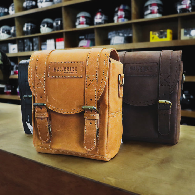 Maverick Motorcycle Co. Leather Tank Bag