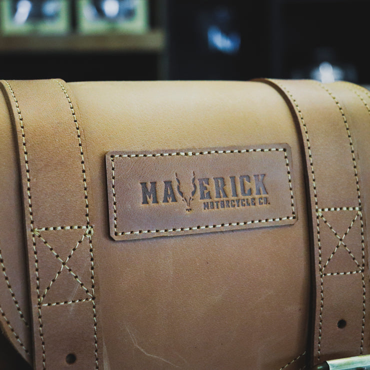 Maverick Motorcycle Co. Leather Tank Bag