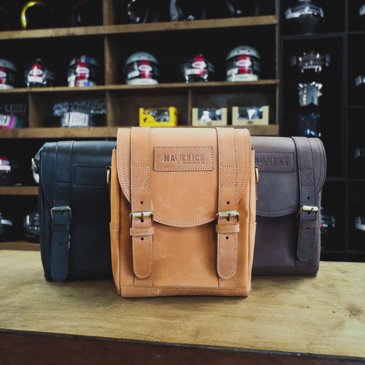 Maverick Motorcycle Co. Leather Tank Bag