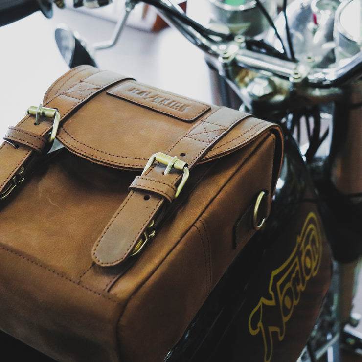 Maverick Motorcycle Co. Leather Tank Bag