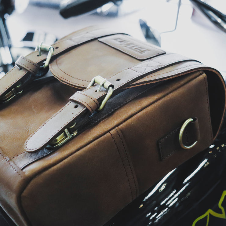 Maverick Motorcycle Co. Leather Tank Bag