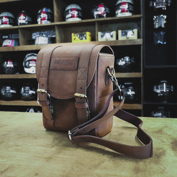 Maverick Motorcycle Co. Leather Tank Bag