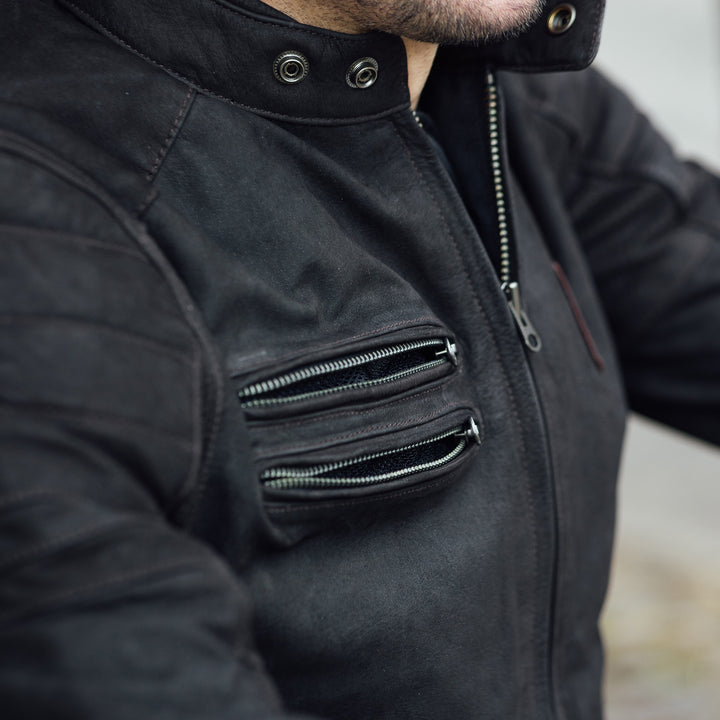Merlin Alton II D3O Leather Jacket - Black