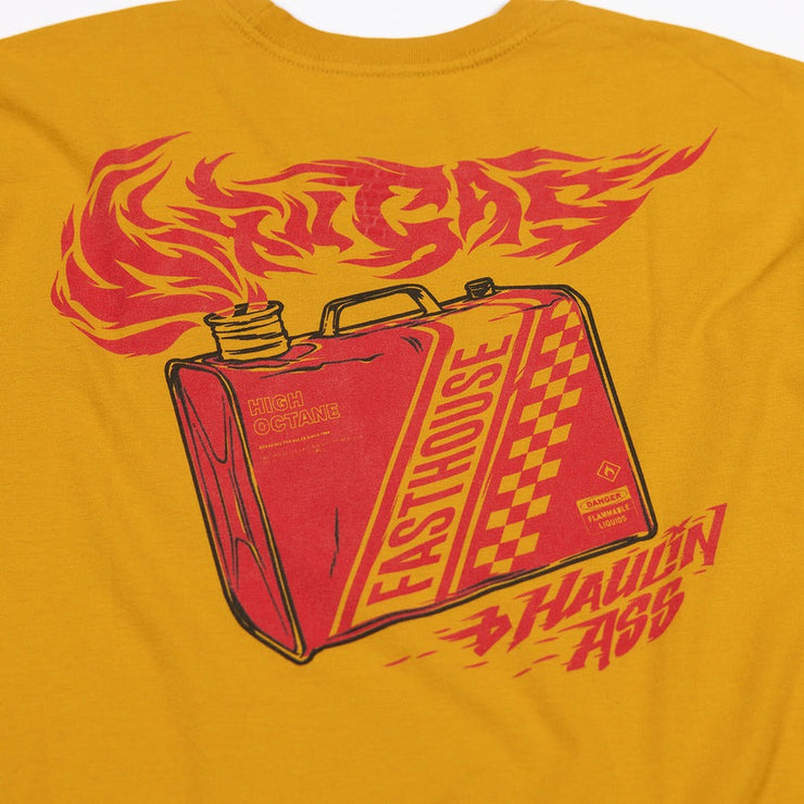 Fasthouse Mixin' Tee - Antique Gold