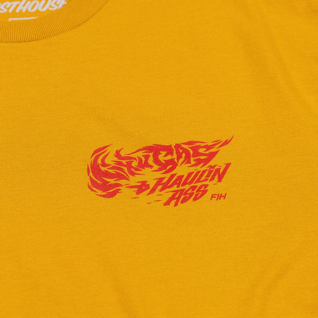 Fasthouse Mixin' Tee - Antique Gold