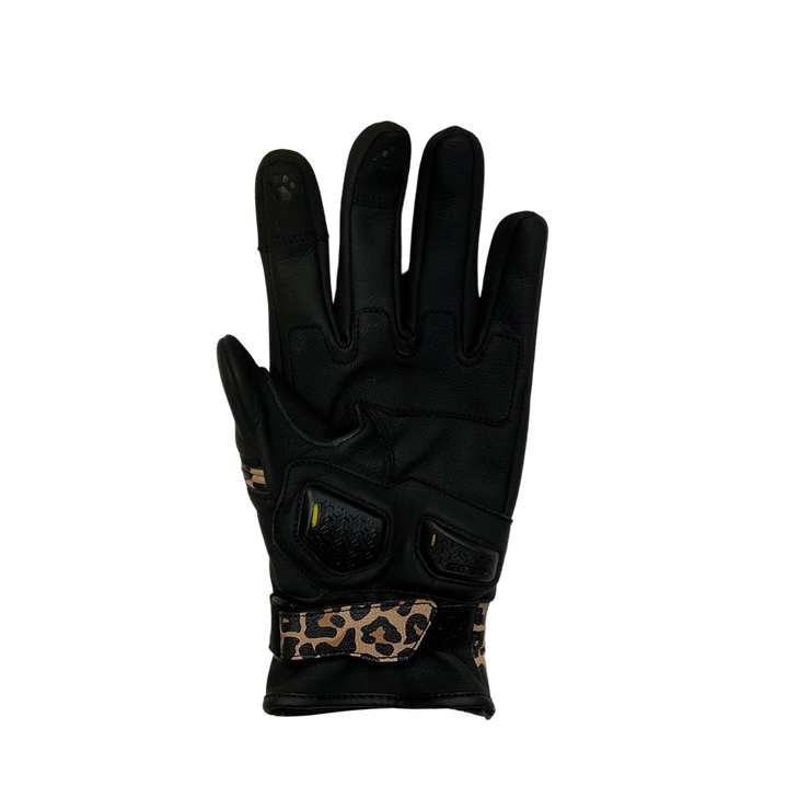 MotoGirl Bessie Gloves - Leopard
