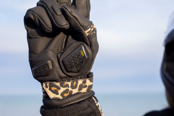 MotoGirl Bessie Gloves - Leopard