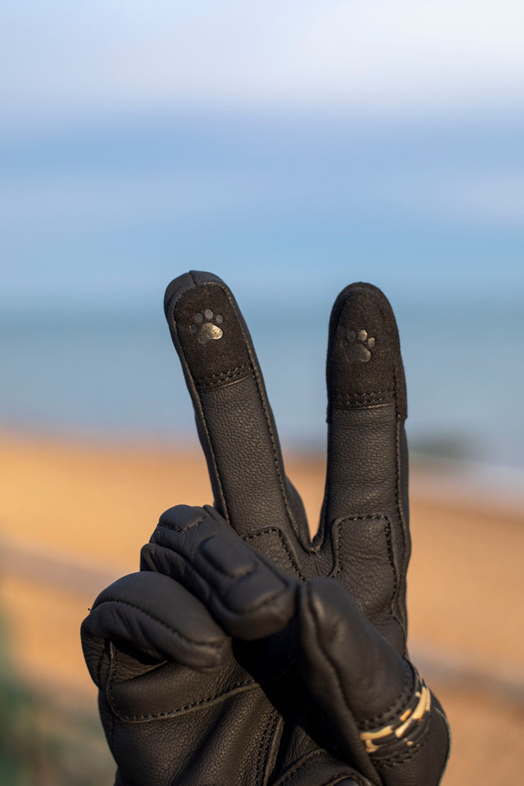 MotoGirl Bessie Gloves - Leopard