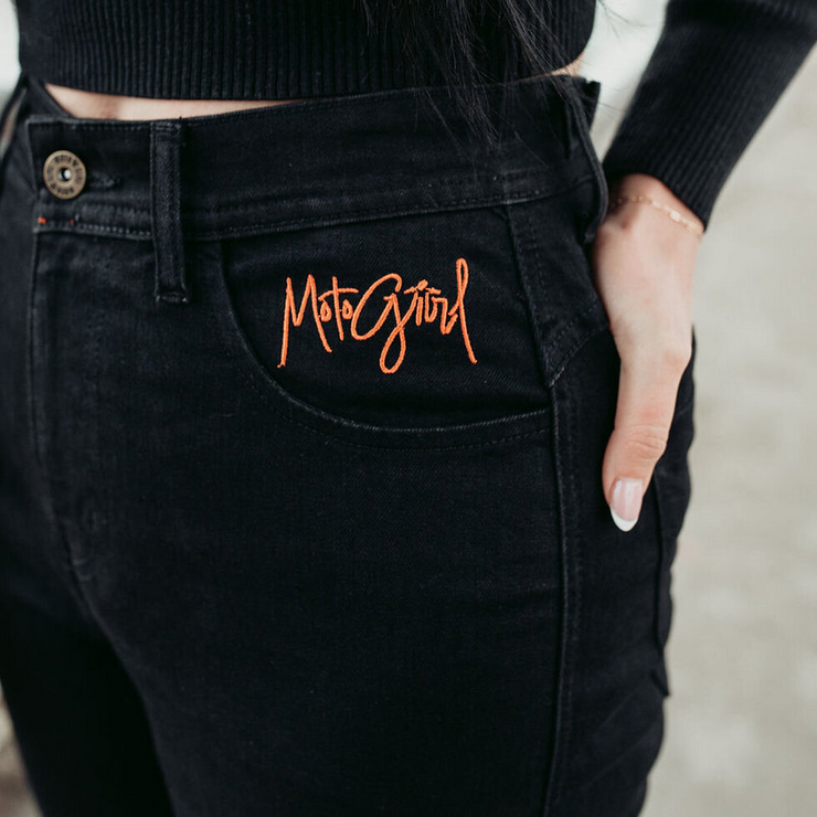 MotoGirl Isla Jeans - Black