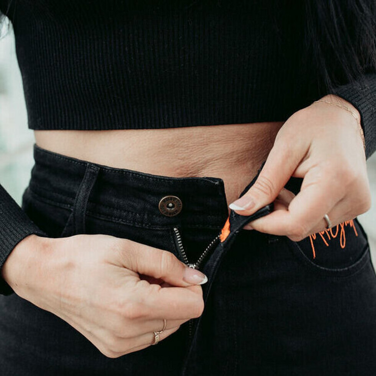 MotoGirl Isla Jeans - Black