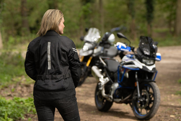 MotoGirl Bonnie Mesh Summer Jacket - Black