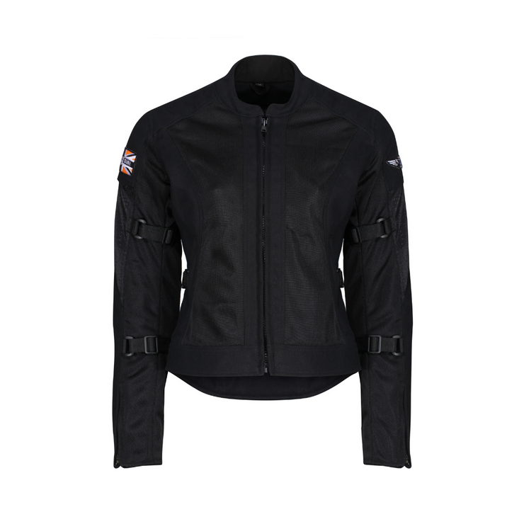 MotoGirl Jodie Mesh Jacket - Black