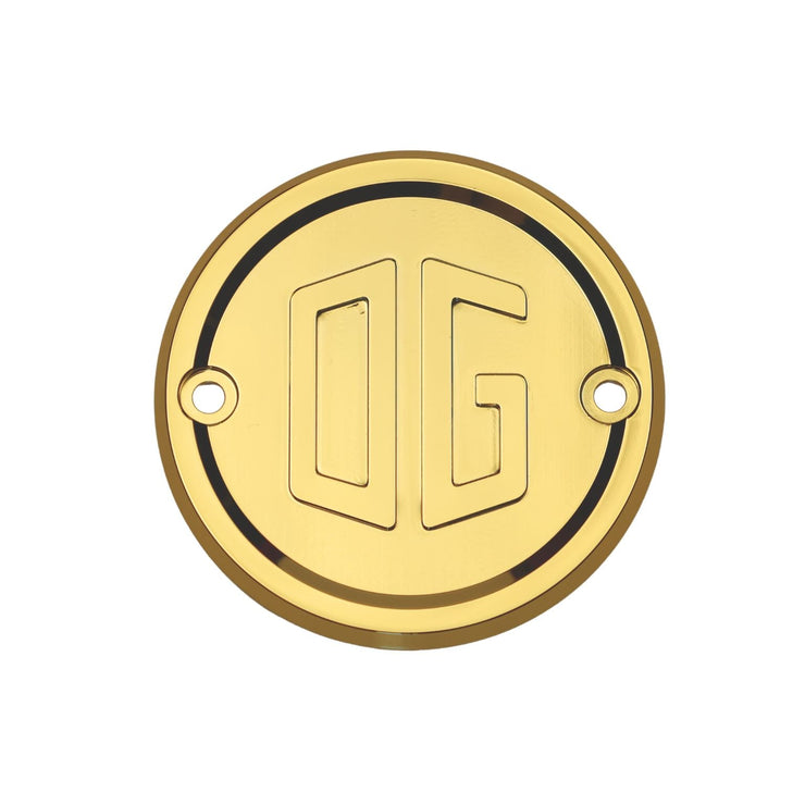 Harley Davidson Evo's and Sportster Points Cover Gold Plating