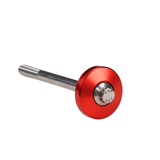 Red M8 Softail Billet Fork Stem Cap