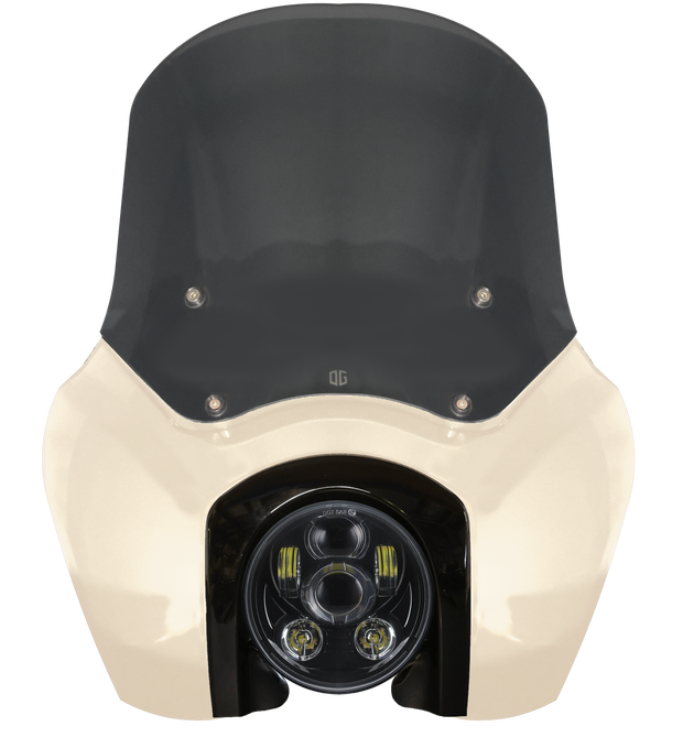 OG Softail Low Rider S Complete T-Sport Fairing Kit - White Sand Pearl - Original Garage Moto