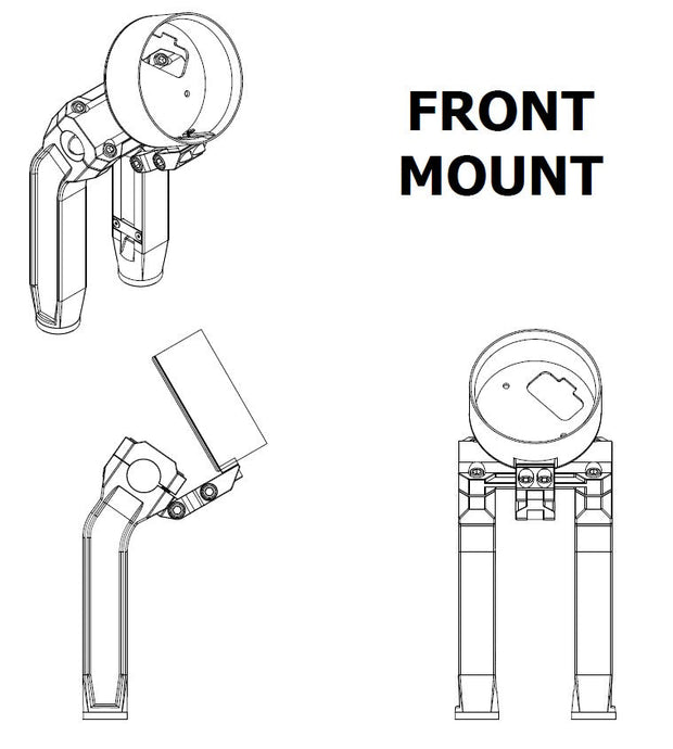 OG Indian Chief Billet Gauge Pod