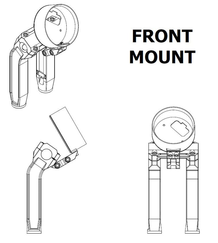 OG Indian Chief Billet Gauge Pod
