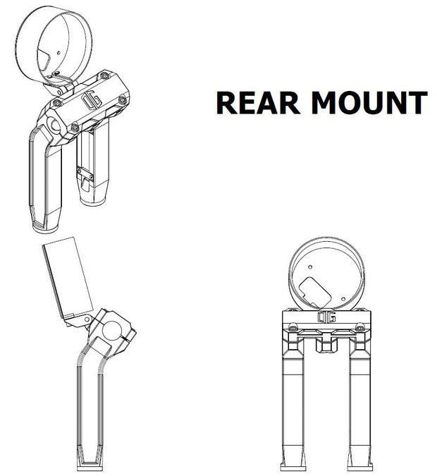 OG Indian Chief Billet Gauge Pod