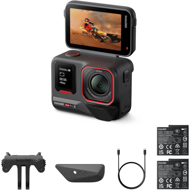 Insta360 Ace Pro 2 + 2 Batteries + Memory Card