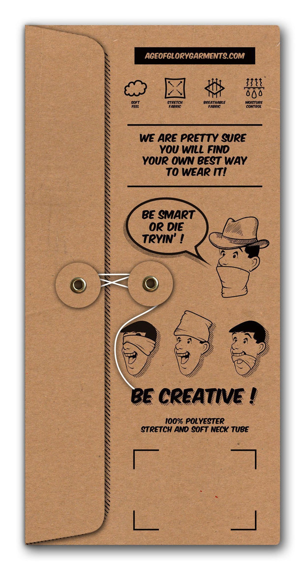 age of glory neck tube packaging