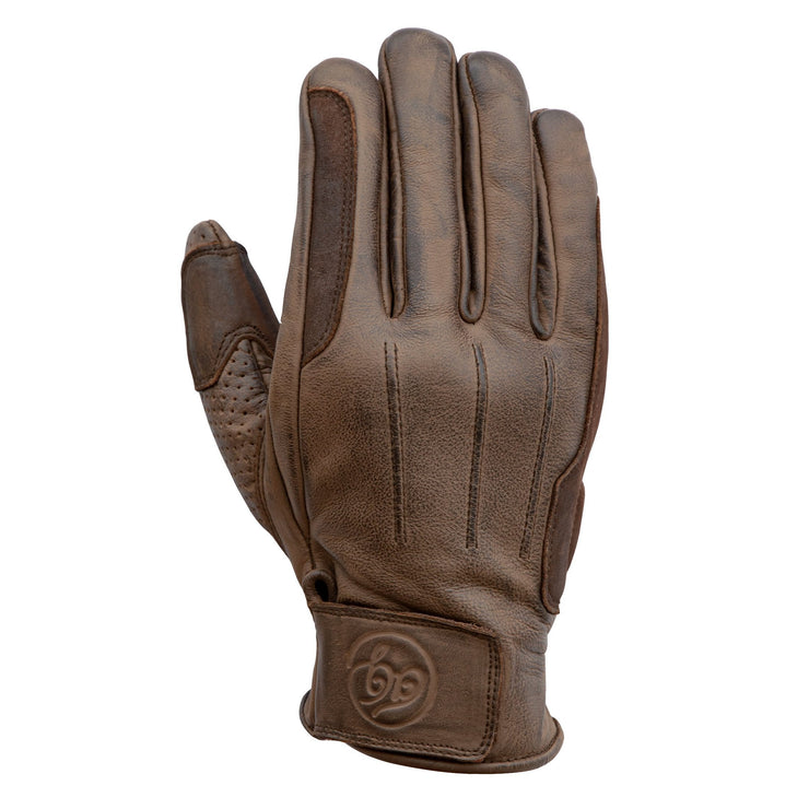 age of glove waxed brown rover motorcycle gloves