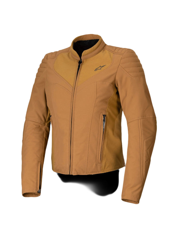 front-of-women's-gold-motorcycle-jacket-alpinestars