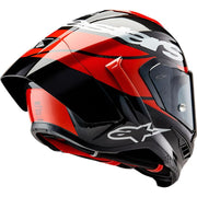 Alpinestars Supertech R10 - Black/Carbon Bright Red/White Glossy