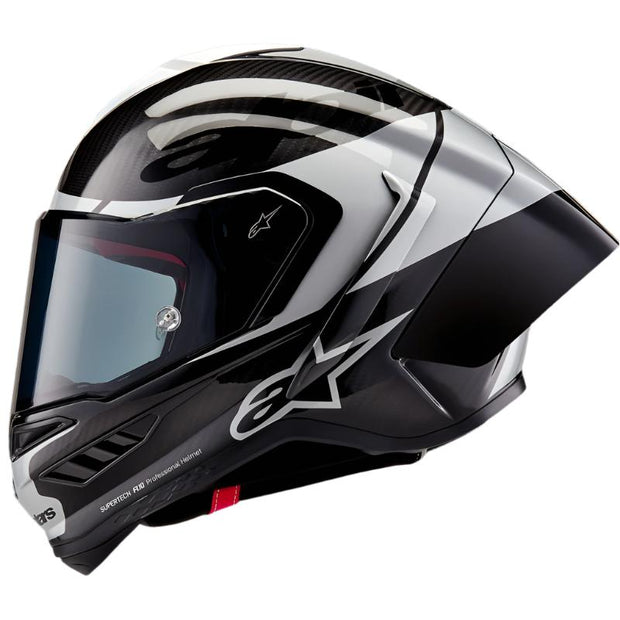 Alpinestars Supertech R10 - Black/Carbon Silver/Black Glossy