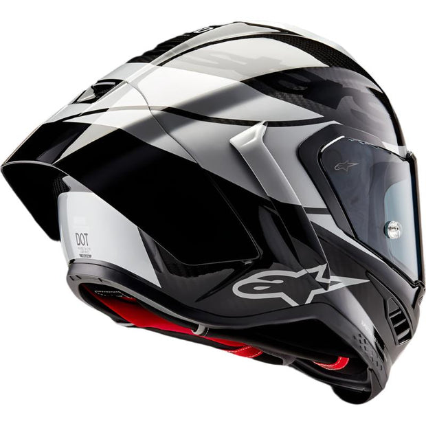 Alpinestars Supertech R10 - Black/Carbon Silver/Black Glossy