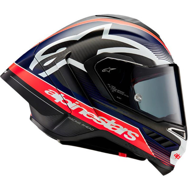 Alpinestars Supertech R10 - Black/Carbon Fluo Red/Blue Matte