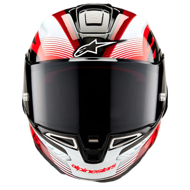 Alpinestars Supertech R10 - Black/Carbon Red/Glossy White