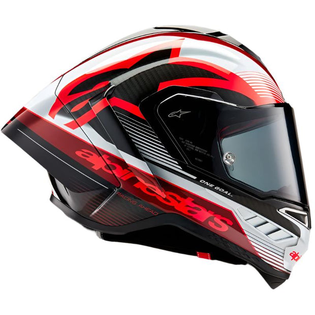 Alpinestars Supertech R10 - Black/Carbon Red/Glossy White