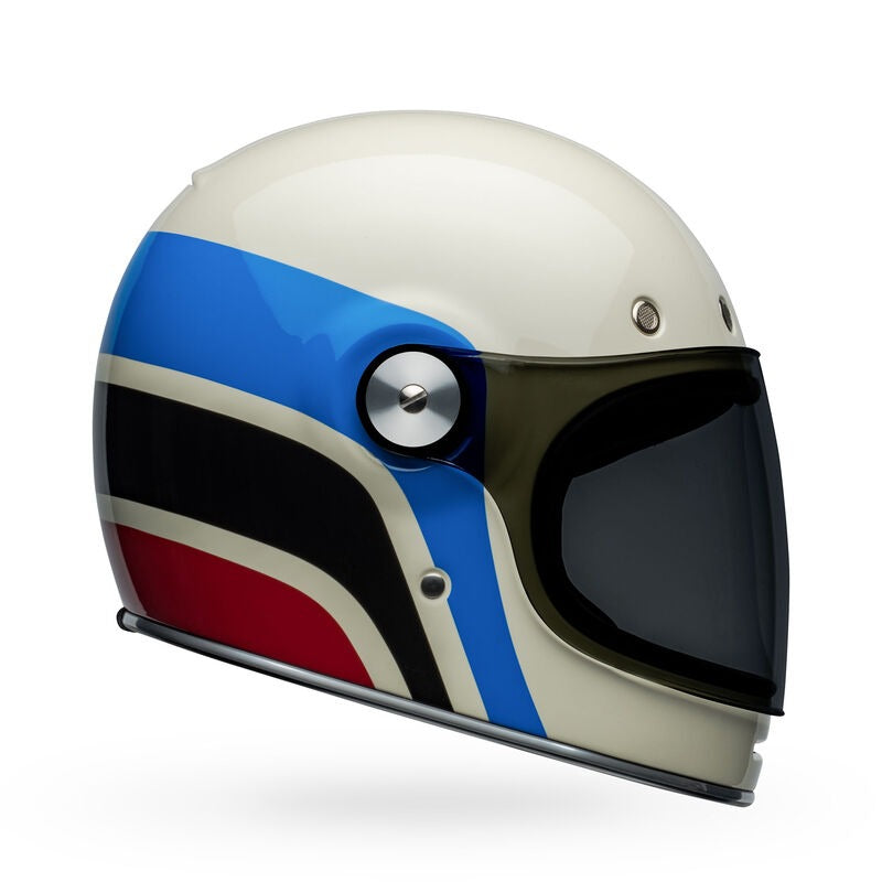 Bell Bullitt Speedway Gloss Vintage White/Blue – Perth County Moto