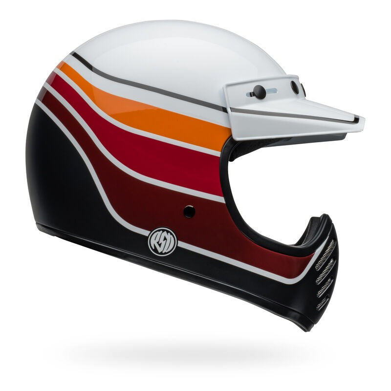 Bell Moto-3 - RSD Saddleback Satin/Gloss White/Black – Perth