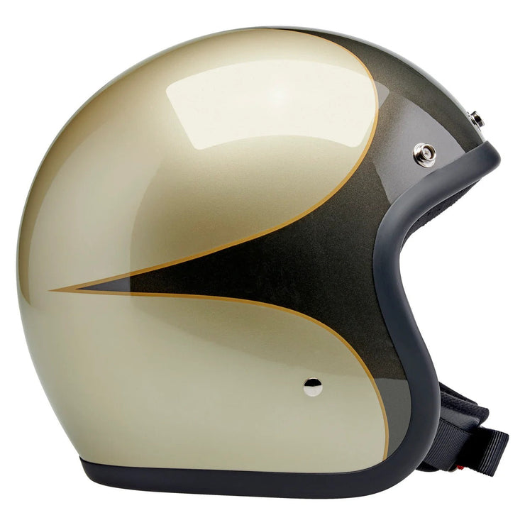 Biltwell Bonanza Champagne Scallop Helmet Perth Coutny Moto